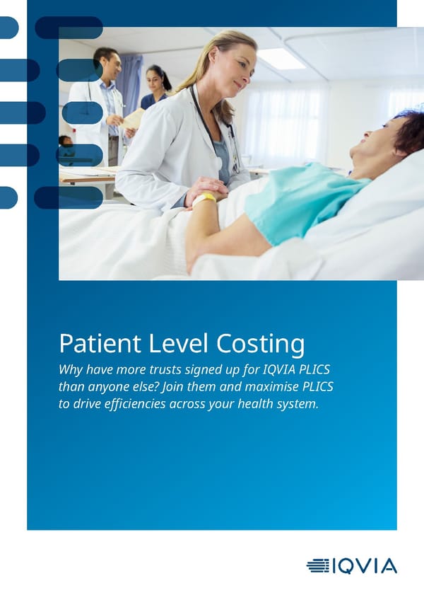 Patient Level Costing - Page 1